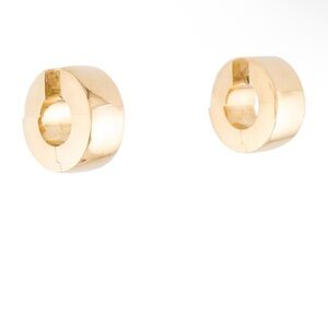 18K Gold Hoop Earrings
